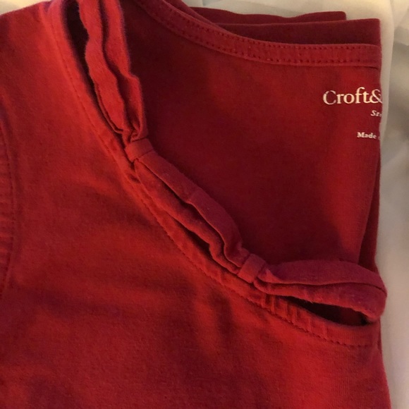 Croft & Barrow ♥️ Red Tank Top - Picture 7 of 8